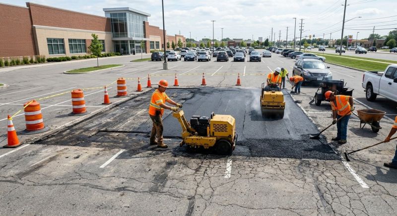 Asphalt Parking Lot Repair in Hilton Head Island, SC