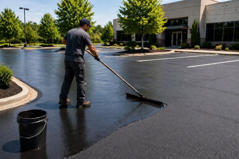 Church Parking Lot Sealcoating in Miami Dade County, FL