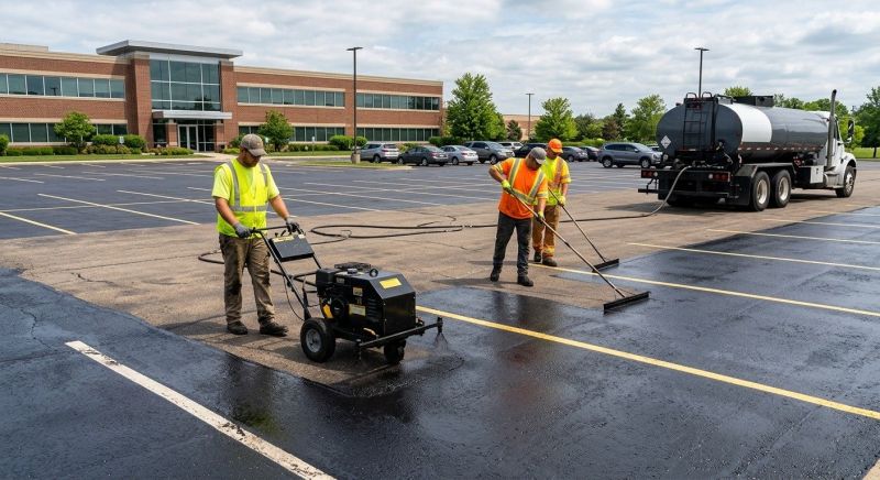 Commercial Asphalt Sealing in Miami Dade County, FL