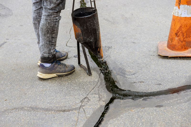 Hot Tar Driveway Sealing in Columbus, OH