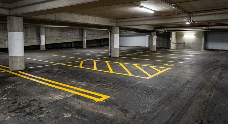 Parking Line Painting in Suwanee, GA