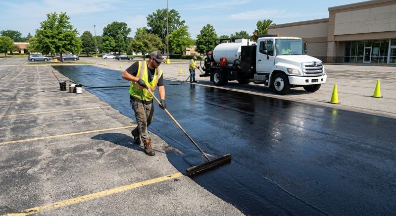 Parking Lot Sealcoating in Greenville, SC