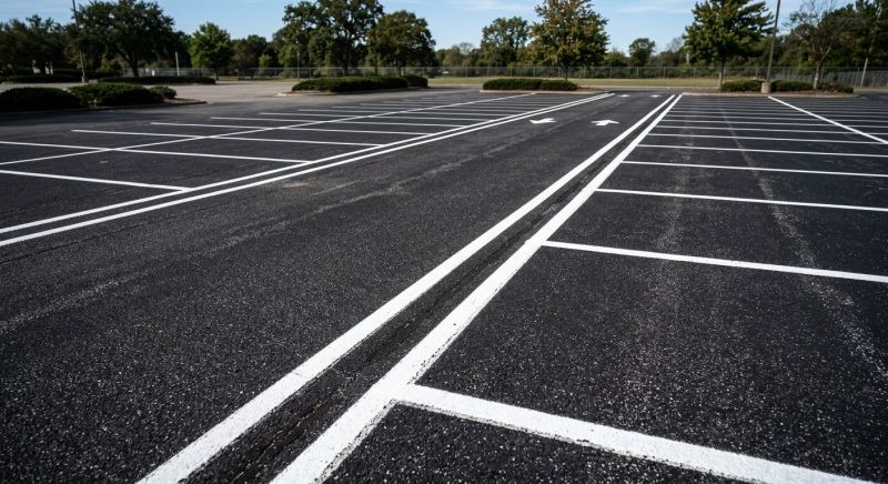 Parking Space Marking in Lawrenceville, GA
