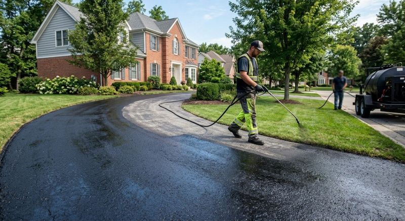 Residential Driveway Sealcoating in Grand Rapids, MI
