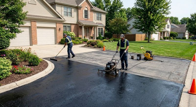 Residential Driveway Sealcoating in Fort Myers, FL